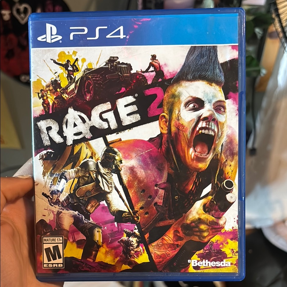 Sony PS4 Rage 2 Game - Blue Case